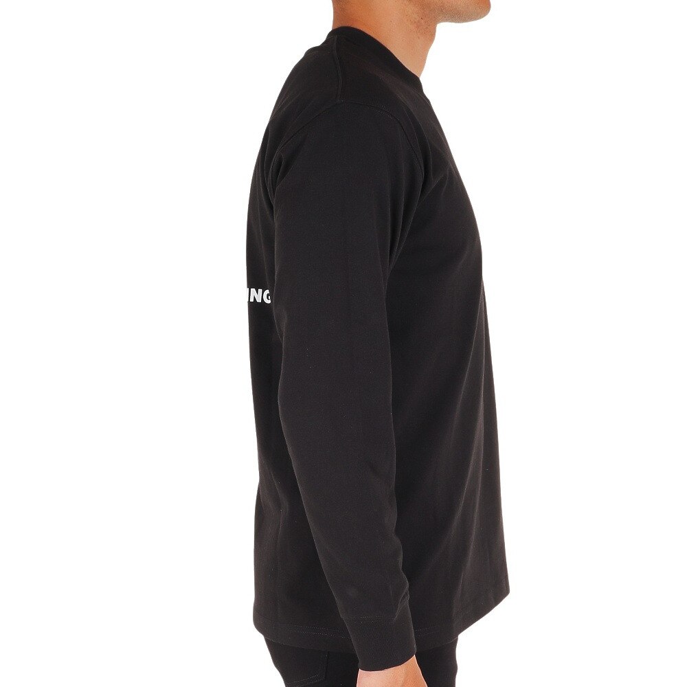 ノースフェイス（THE NORTH FACE）（メンズ）長袖Tシャツ ロンT BACK SQUARE LOGO バックスクエアロゴ NT82333 K ブラック
