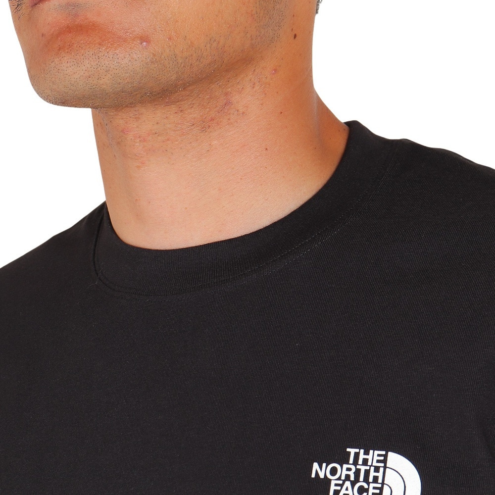 ノースフェイス（THE NORTH FACE）（メンズ）長袖Tシャツ ロンT BACK SQUARE LOGO バックスクエアロゴ NT82333 K ブラック