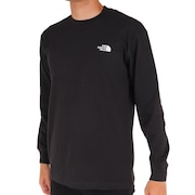 ノースフェイス（THE NORTH FACE）（メンズ）長袖Tシャツ ロンT BACK SQUARE LOGO バックスクエアロゴ NT82333 K ブラック