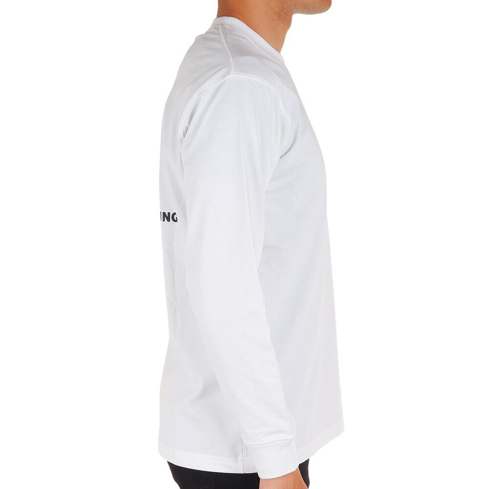 ノースフェイス（THE NORTH FACE）（メンズ）長袖Tシャツ ロンT BACK SQUARE LOGO バックスクエアロゴ NT82333 W ホワイト