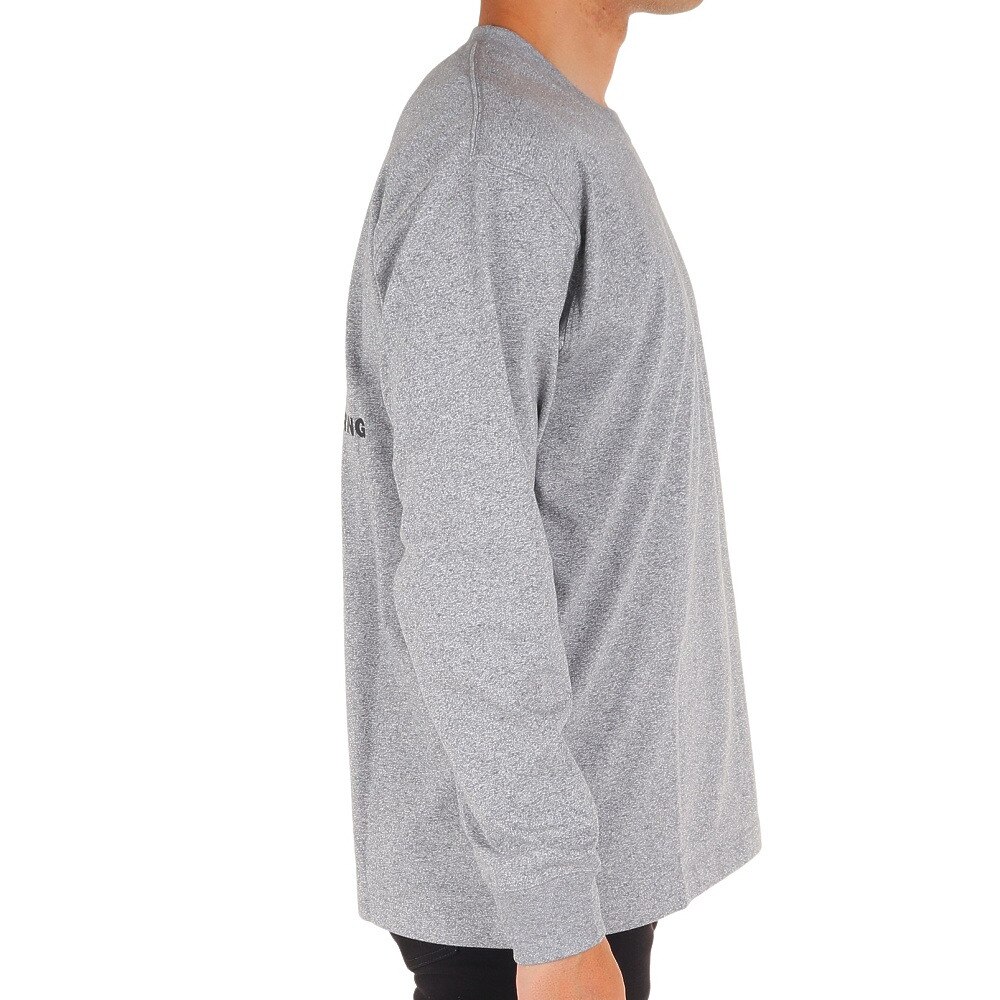 ノースフェイス（THE NORTH FACE）（メンズ）長袖Tシャツ ロンT BACK SQUARE LOGO バックスクエアロゴ NT82333 Z グレー
