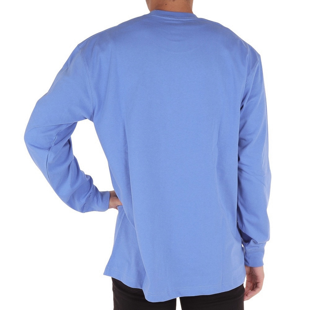 ノースフェイス（THE NORTH FACE）（メンズ）長袖Tシャツ ロンT SQUARE LOGO スクエアロゴ NT82334 OB ブルー
