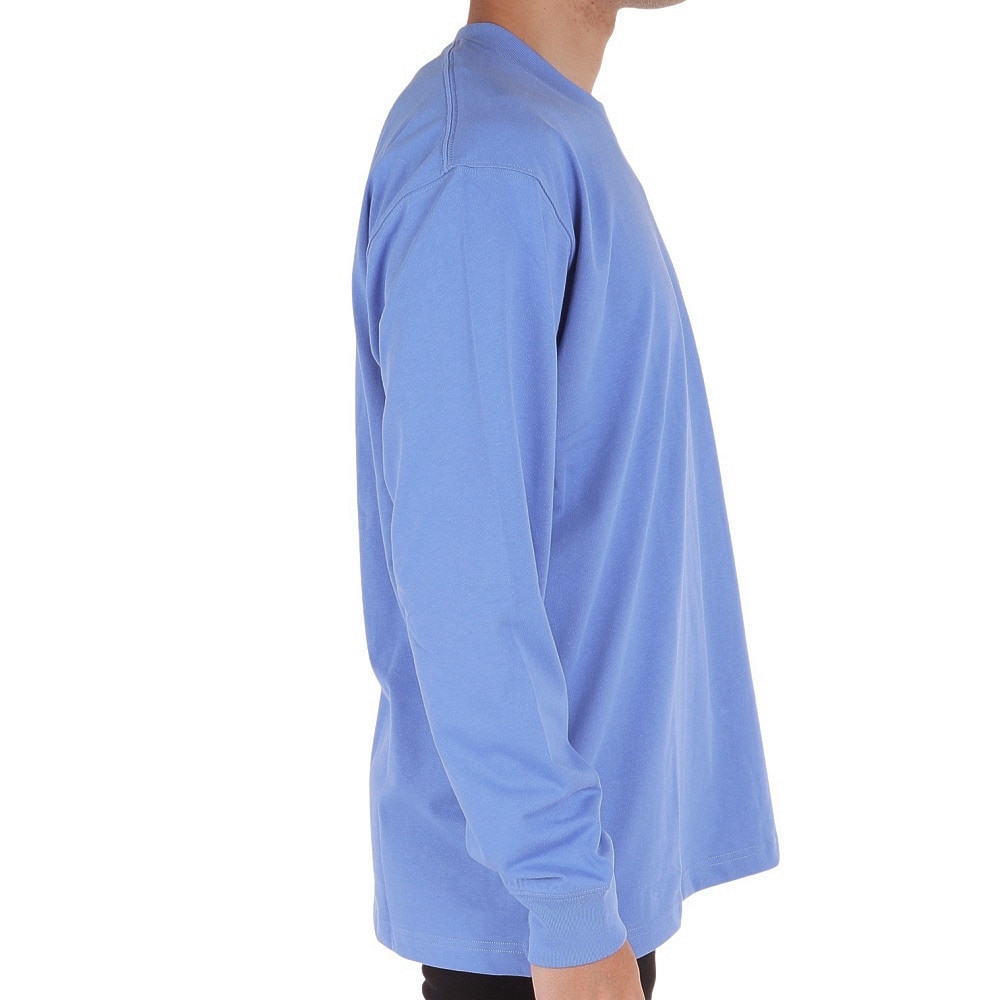 ノースフェイス（THE NORTH FACE）（メンズ）長袖Tシャツ ロンT SQUARE LOGO スクエアロゴ NT82334 OB ブルー