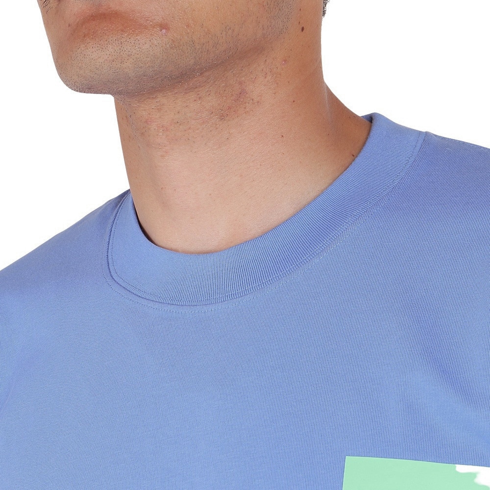 ノースフェイス（THE NORTH FACE）（メンズ）長袖Tシャツ ロンT SQUARE LOGO スクエアロゴ NT82334 OB ブルー