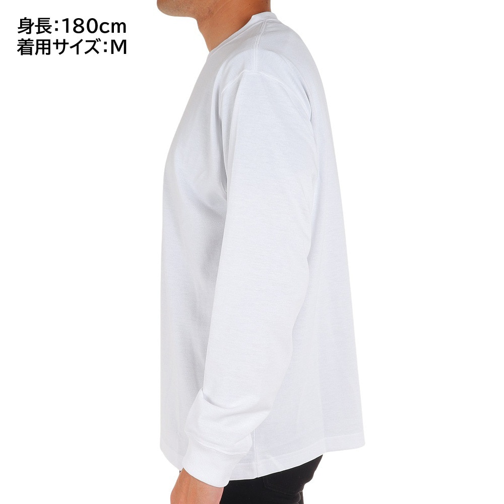 ヘリーハンセン（HELLY HANSEN）（メンズ）長袖Tシャツ ロンT ロングスリーブ ロゴTシャツ HH32379 CW ホワイト