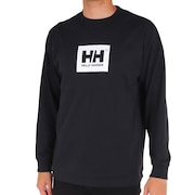 ヘリーハンセン(HELLY HANSEN)(メンズ)長袖Tシャツ ロンT ロングスリーブ ロゴTシャツ HH32379 K ブラック
