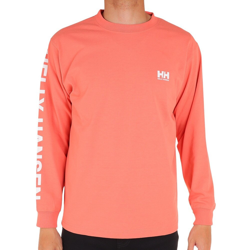 ヘリーハンセン（HELLY HANSEN）（メンズ）長袖Tシャツ ロンT ロングスリーブ LETTER Tシャツ HH32380 SC  アウトドア・キャンプ用品はエルブレス