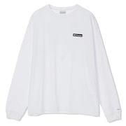 コロンビア（Columbia）（メンズ）長袖Tシャツ ロンT ティガーガーデンロングスリーブTシャツ PM0568 101 ホワイト×グリーン