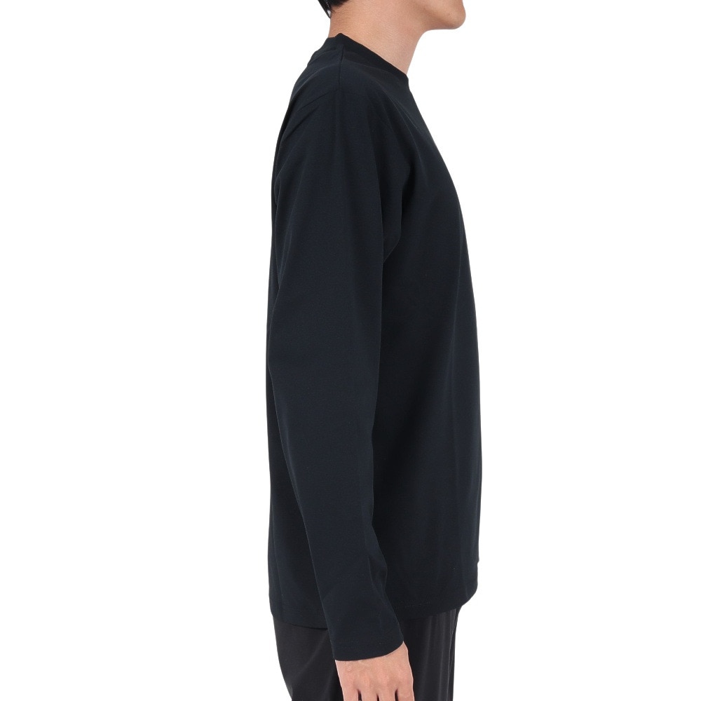 ロジャーエーガー（ROGEREGGER）（メンズ）長袖Tシャツ ロンT HIKE MOUNTAIN RE23FUK5610001 BLK ブラック