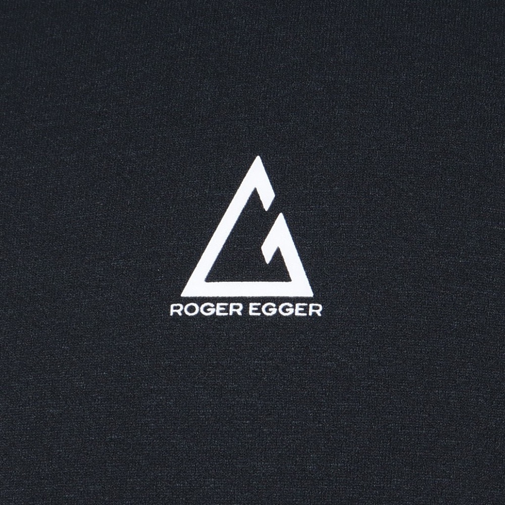 ロジャーエーガー（ROGEREGGER）（メンズ）長袖Tシャツ ロンT HIKE MOUNTAIN RE23FUK5610001 BLK ブラック
