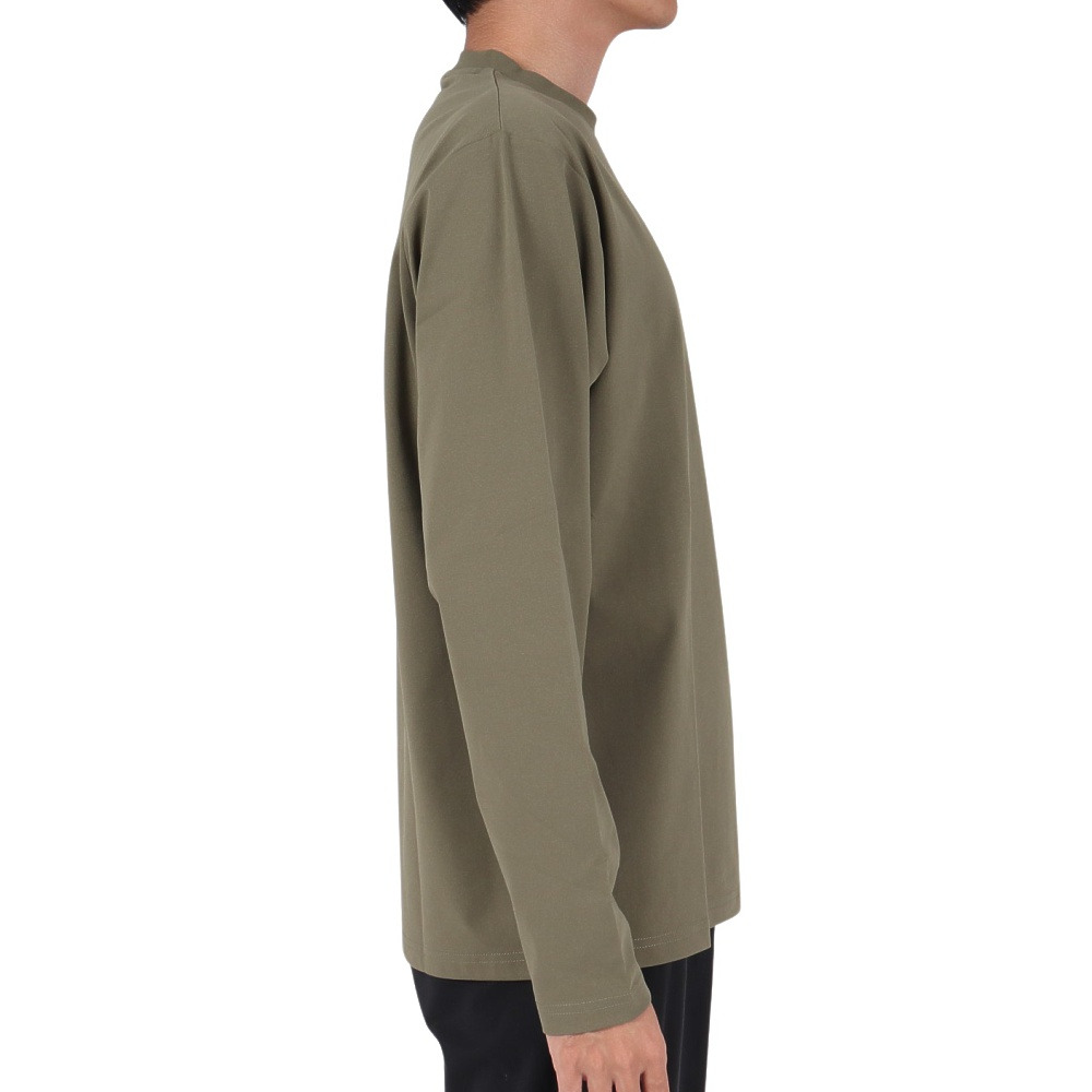 ロジャーエーガー（ROGEREGGER）（メンズ）長袖Tシャツ ロンT HIKE MOUNTAIN RE23FUK5610001 OLV オリーブ