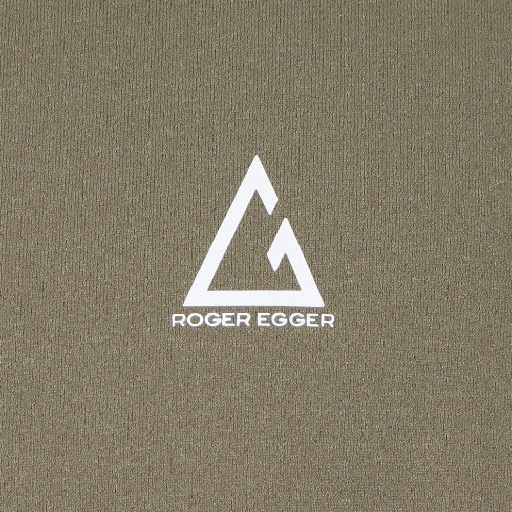 ロジャーエーガー（ROGEREGGER）（メンズ）長袖Tシャツ ロンT HIKE MOUNTAIN RE23FUK5610001 OLV オリーブ