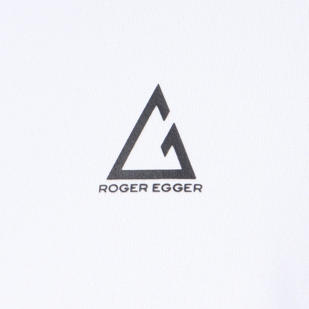 ロジャーエーガー（ROGEREGGER）（メンズ）長袖Tシャツ ロンT HIKE MOUNTAIN RE23FUK5610001 WHT ホワイト