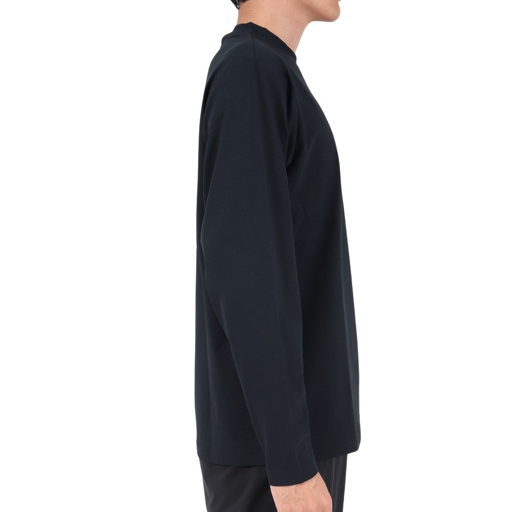 ロジャーエーガー（ROGEREGGER）（メンズ）長袖Tシャツ ロンT WHY HIKE RE23FUK5610002 BLK ブラック