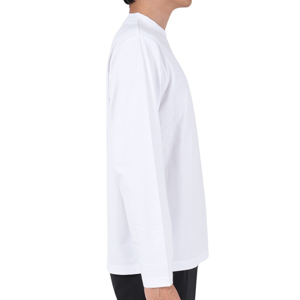 ロジャーエーガー（ROGEREGGER）（メンズ）長袖Tシャツ ロンT WHY HIKE RE23FUK5610002 WHT ホワイト