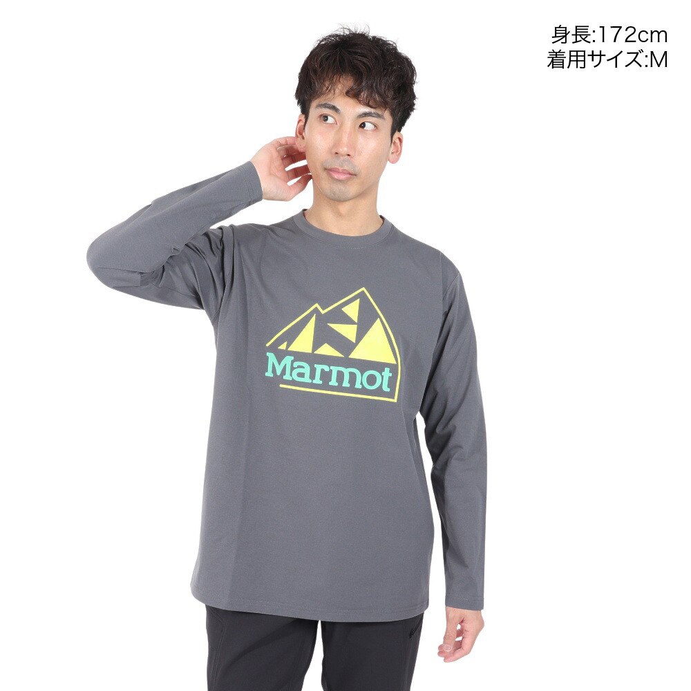 マーモット（Marmot）（メンズ）クラシックロゴ長袖Tシャツ TSFMC208-M039