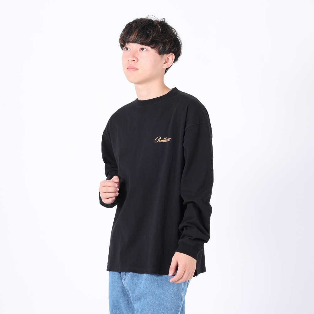 ペンドルトン（PENDLETON）（メンズ、レディース）長袖Tシャツ ロンT バックプリント ロングスリーブTシャツ 19807223 Black