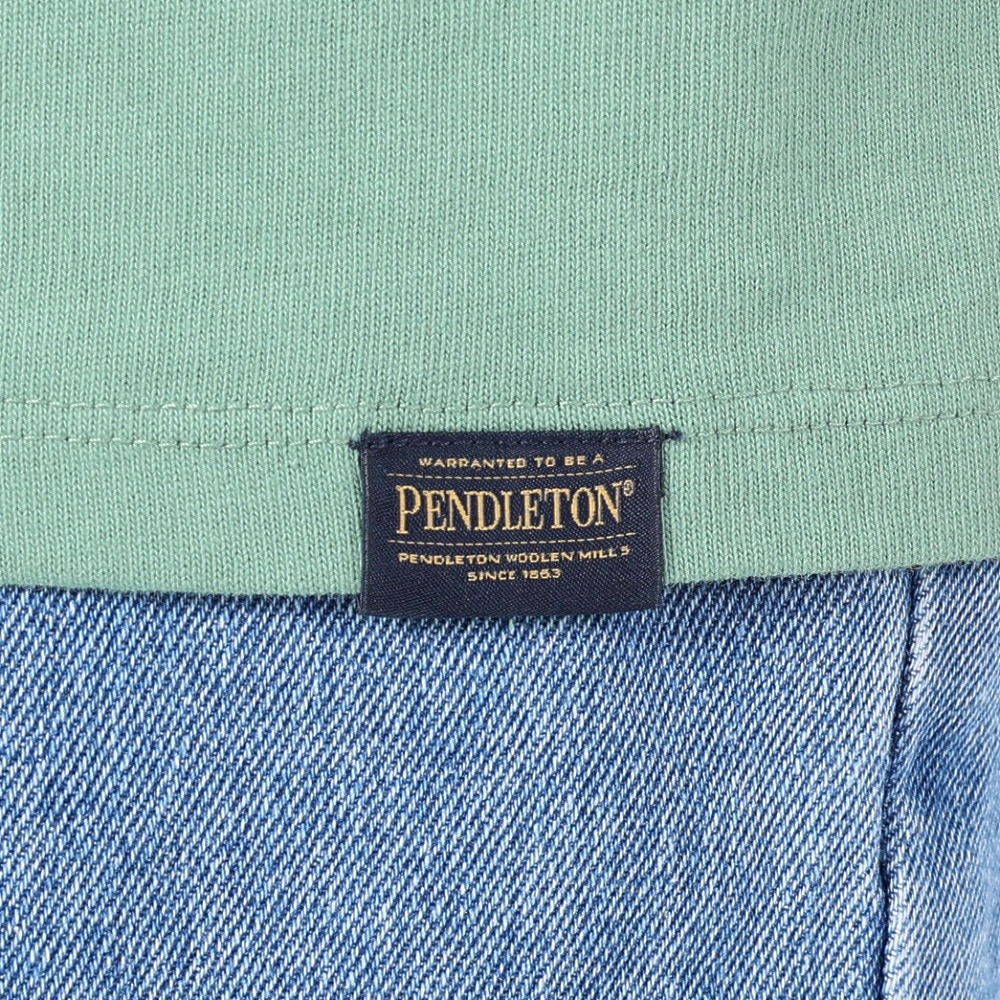 ペンドルトン（PENDLETON）（メンズ、レディース）長袖Tシャツ ロンT バックプリント ロングスリーブTシャツ 19807223 Mint