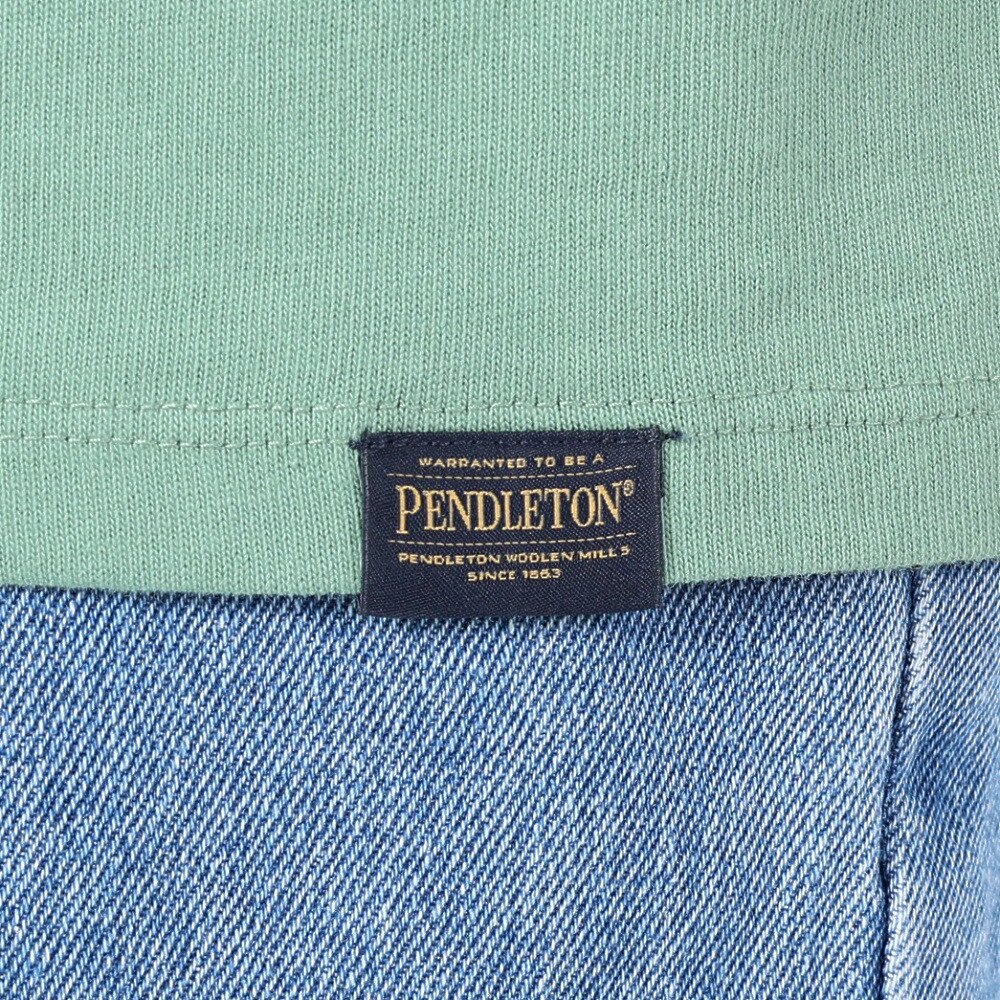 ペンドルトン（PENDLETON）（メンズ、レディース）長袖Tシャツ ロンT バックプリント ロングスリーブTシャツ 19807223 Mint