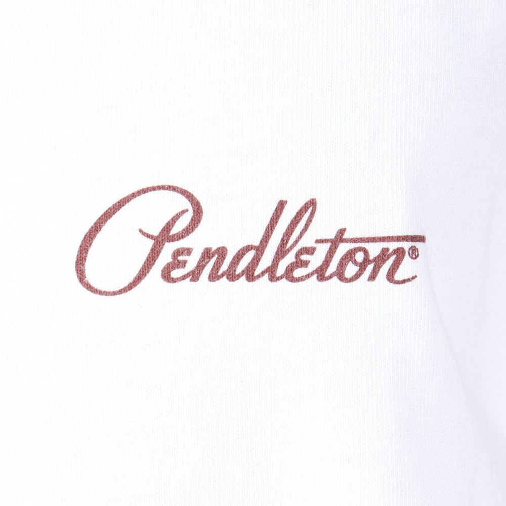 ペンドルトン（PENDLETON）（メンズ、レディース）長袖Tシャツ ロンT ロングスリーブ バックプリントTシャツ 19807223 OffWhite オフホワイト