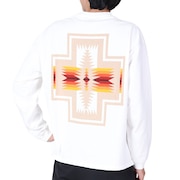 ペンドルトン（PENDLETON）（メンズ、レディース）長袖Tシャツ ロンT ロングスリーブ バックプリントTシャツ 19807223 OffWhite オフホワイト