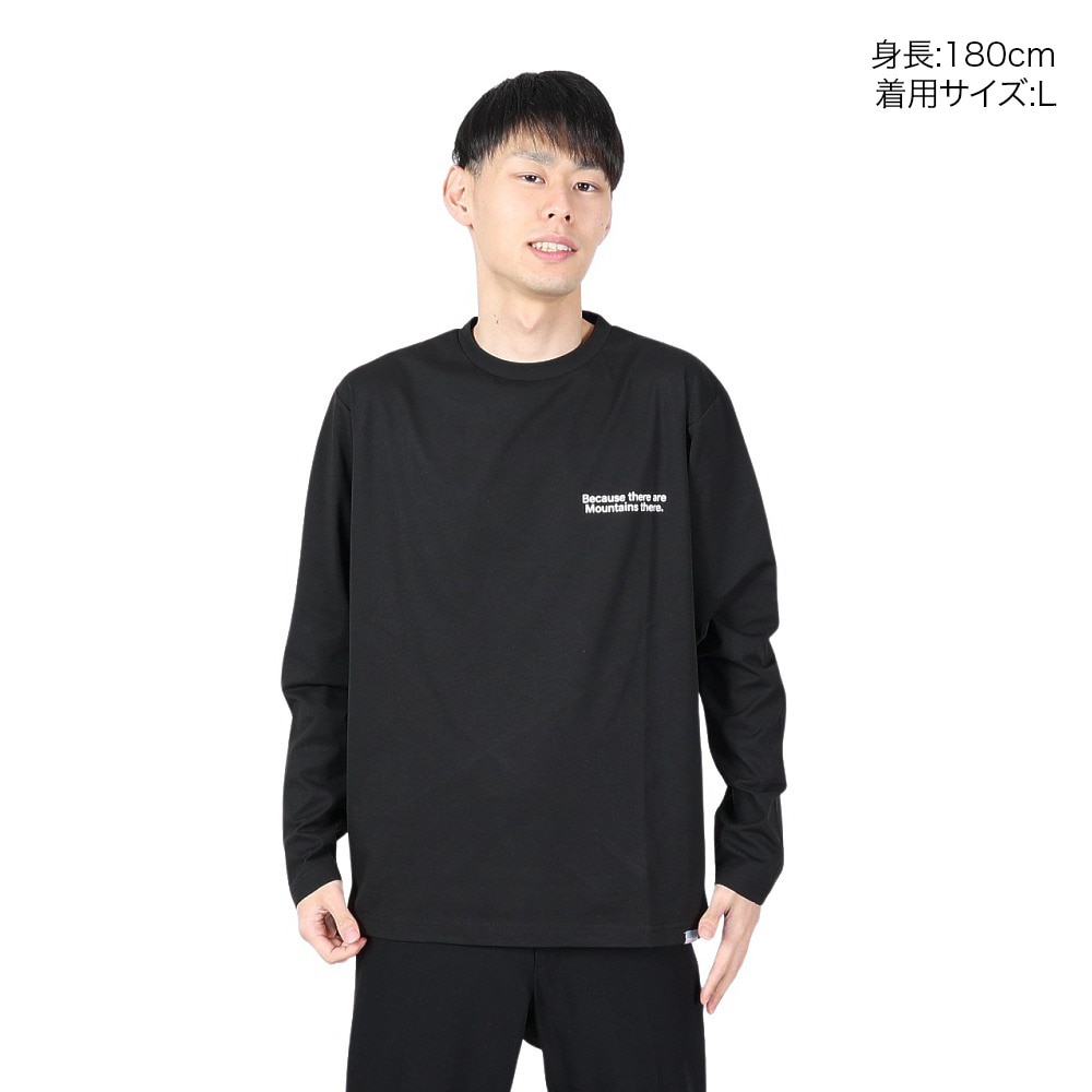ロジャーエーガー（ROGEREGGER）（メンズ）長袖Tシャツ ロンT ワイハイカー ロングスリーブ ティー RE24SUK5610009 BLK