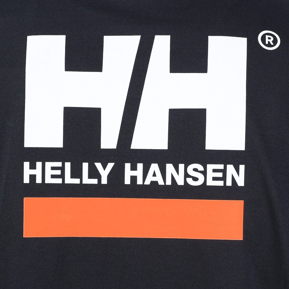 ヘリーハンセン（HELLY HANSEN）（メンズ、レディース）長袖Tシャツ ロンT ロングスリーブスクエアロゴTシャツ HH32413 K
