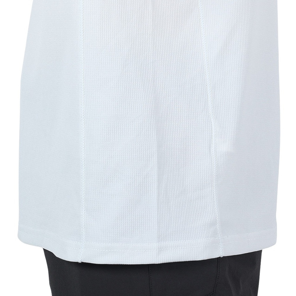 POLEWARDS（メンズ）長袖Tシャツ ロンT DRY COMFORT ハーフジップTシャツ PW2RJB03 IGRY グレー 吸汗速乾 ストレッチ