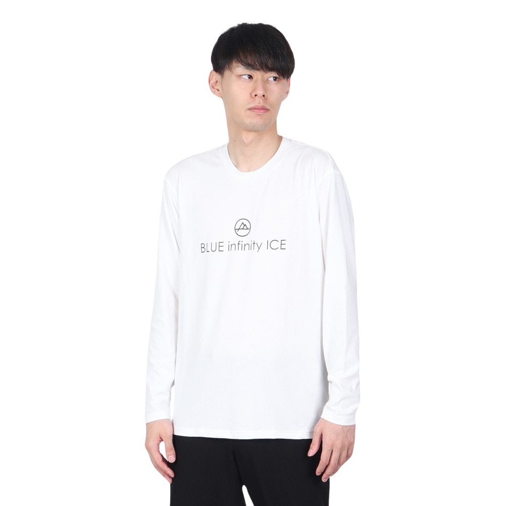 オンヨネ（ONYONE）（メンズ）長袖Tシャツ ロンT YADAKAINO 防虫 ロングスリーブ ロゴTシャツ BIJ94101PA 100WHT ホワイト