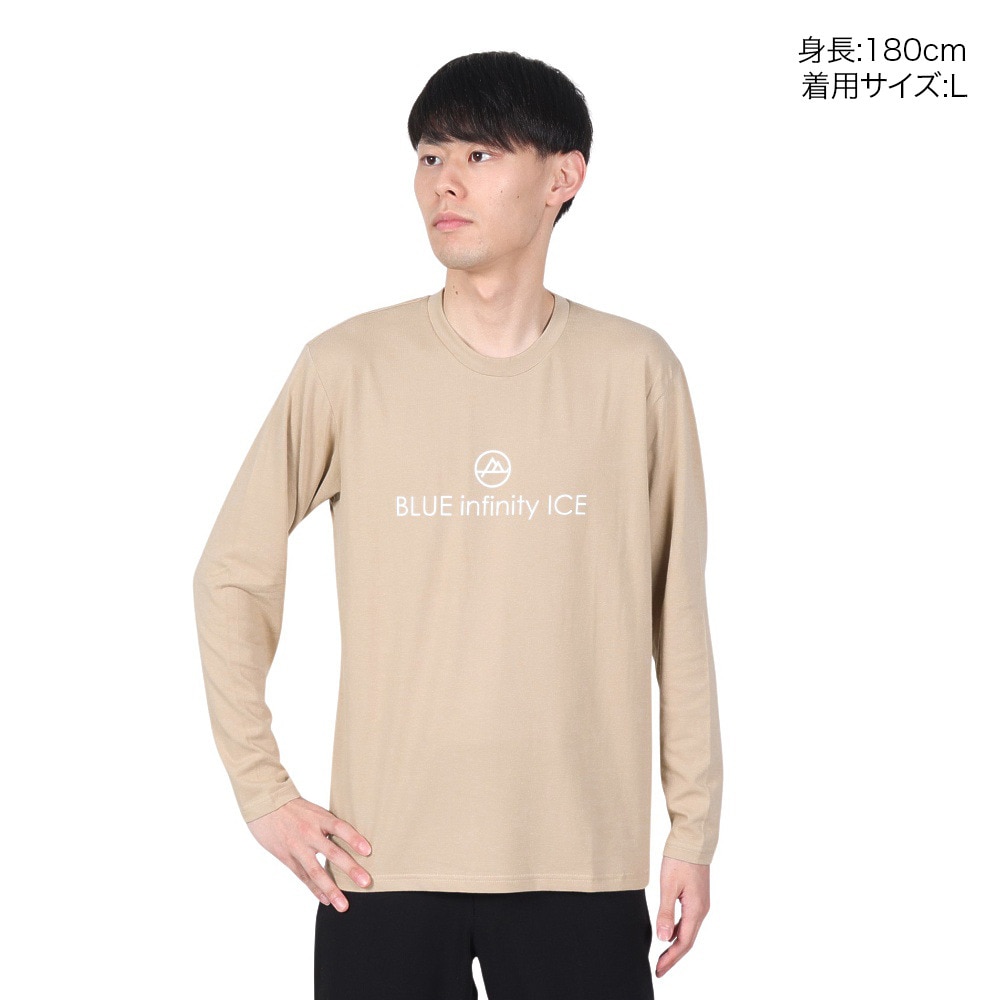 オンヨネ（ONYONE）（メンズ）長袖Tシャツ ロンT YADAKAINO 防虫 ロングスリーブ ロゴTシャツ BIJ94101PA 186BEG ベージュ