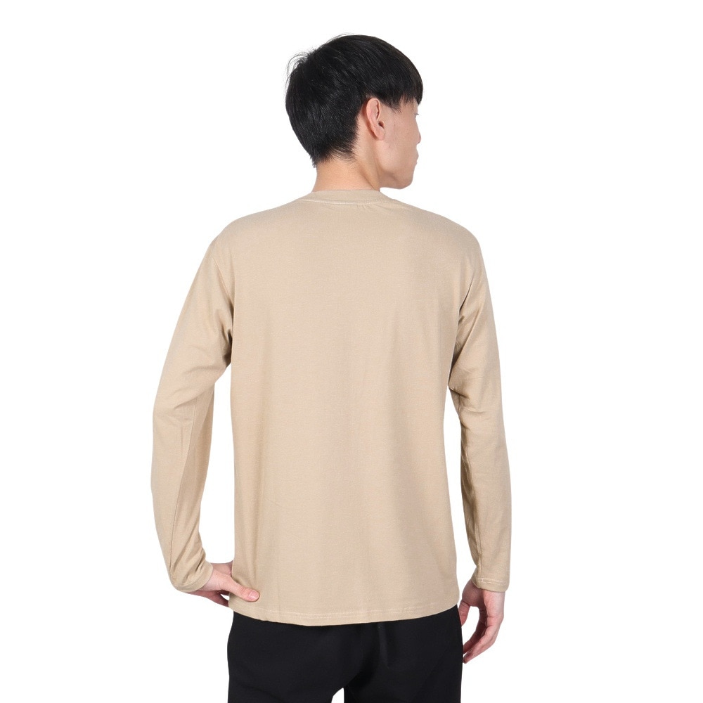 オンヨネ（ONYONE）（メンズ）長袖Tシャツ ロンT YADAKAINO 防虫 ロングスリーブ ロゴTシャツ BIJ94101PA 186BEG ベージュ