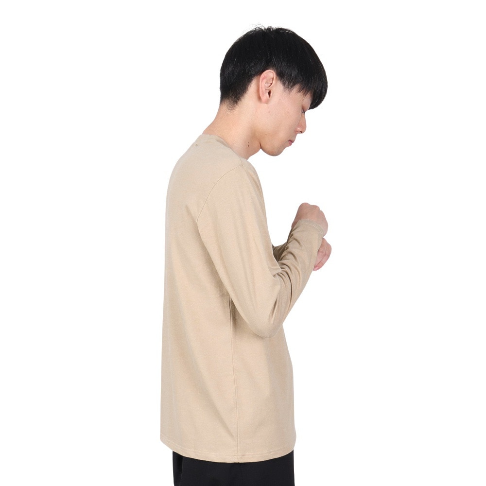オンヨネ（ONYONE）（メンズ）長袖Tシャツ ロンT YADAKAINO 防虫 ロングスリーブ ロゴTシャツ BIJ94101PA 186BEG ベージュ