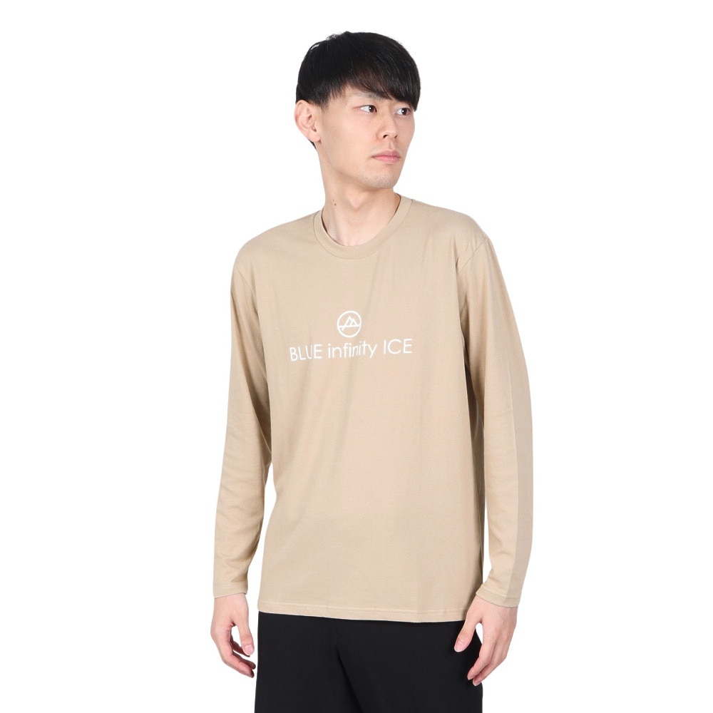 オンヨネ（ONYONE）（メンズ）長袖Tシャツ ロンT YADAKAINO 防虫 ロングスリーブ ロゴTシャツ BIJ94101PA 186BEG ベージュ