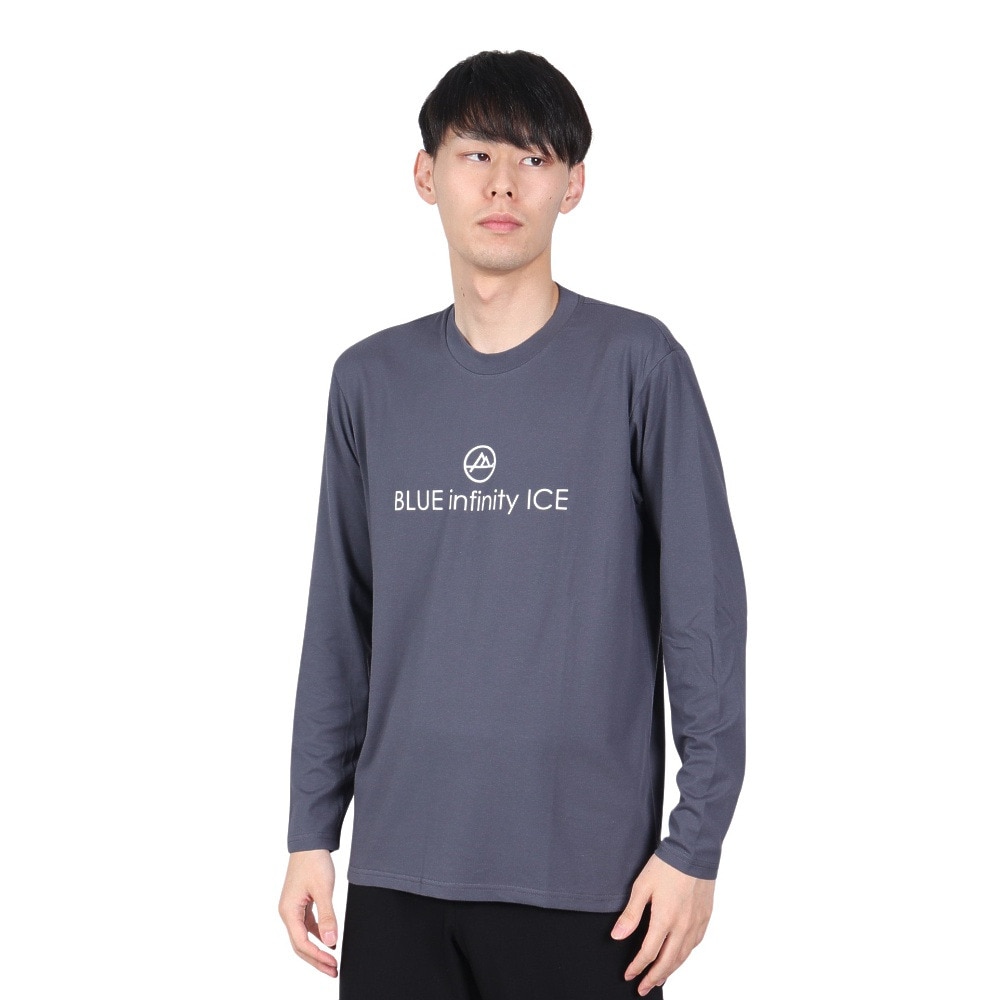 オンヨネ（ONYONE）（メンズ）長袖Tシャツ ロンT YADAKAINO 防虫 ロングスリーブ ロゴTシャツ BIJ94101PA 648BLU ネイビー