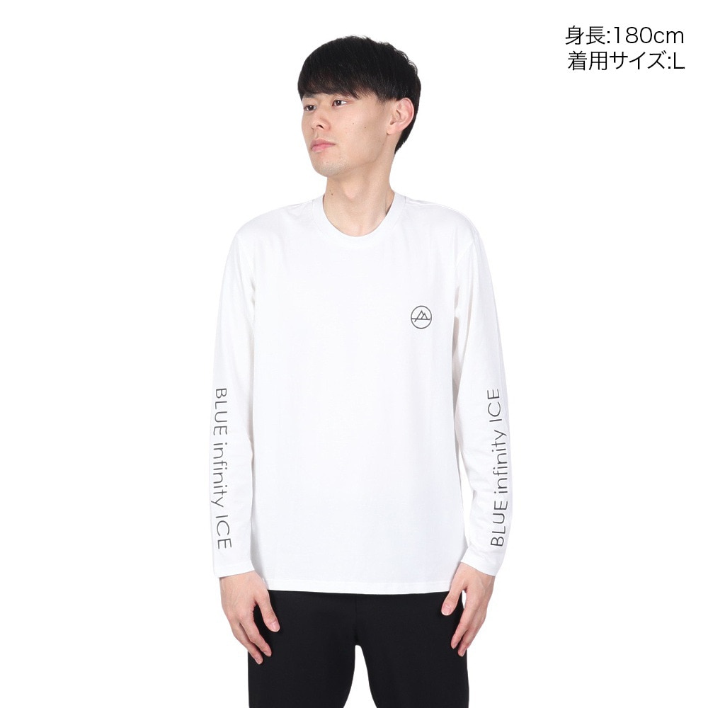 オンヨネ（ONYONE）（メンズ）長袖Tシャツ ロンT YADAKAINO 防虫 ロングスリーブ ロゴTシャツ BIJ94101PB 100 ホワイト