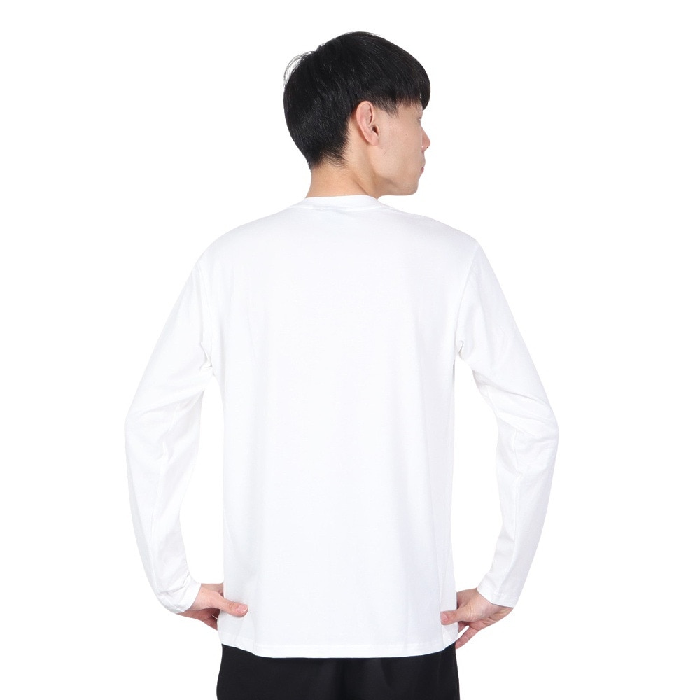 オンヨネ（ONYONE）（メンズ）長袖Tシャツ ロンT YADAKAINO 防虫 ロングスリーブ ロゴTシャツ BIJ94101PB 100 ホワイト
