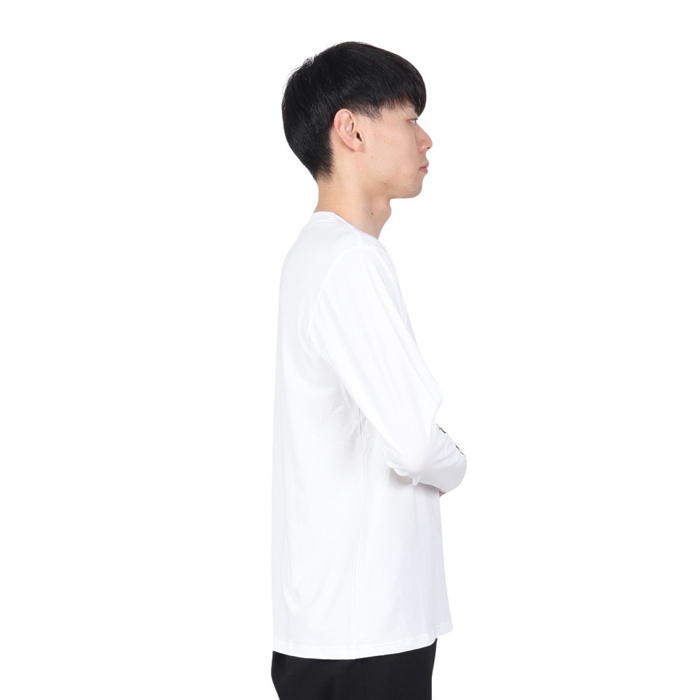 オンヨネ（ONYONE）（メンズ）長袖Tシャツ ロンT YADAKAINO 防虫 ロングスリーブ ロゴTシャツ BIJ94101PB 100 ホワイト