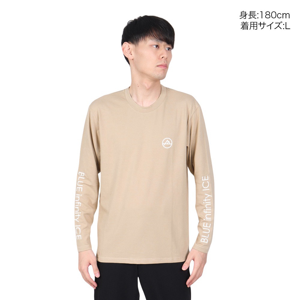 オンヨネ（ONYONE）（メンズ）長袖Tシャツ ロンT YADAKAINO 防虫 ロングスリーブ ロゴTシャツ BIJ94101PB 186 ベージュ