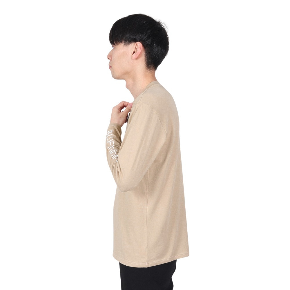 オンヨネ（ONYONE）（メンズ）長袖Tシャツ ロンT YADAKAINO 防虫 ロングスリーブ ロゴTシャツ BIJ94101PB 186 ベージュ