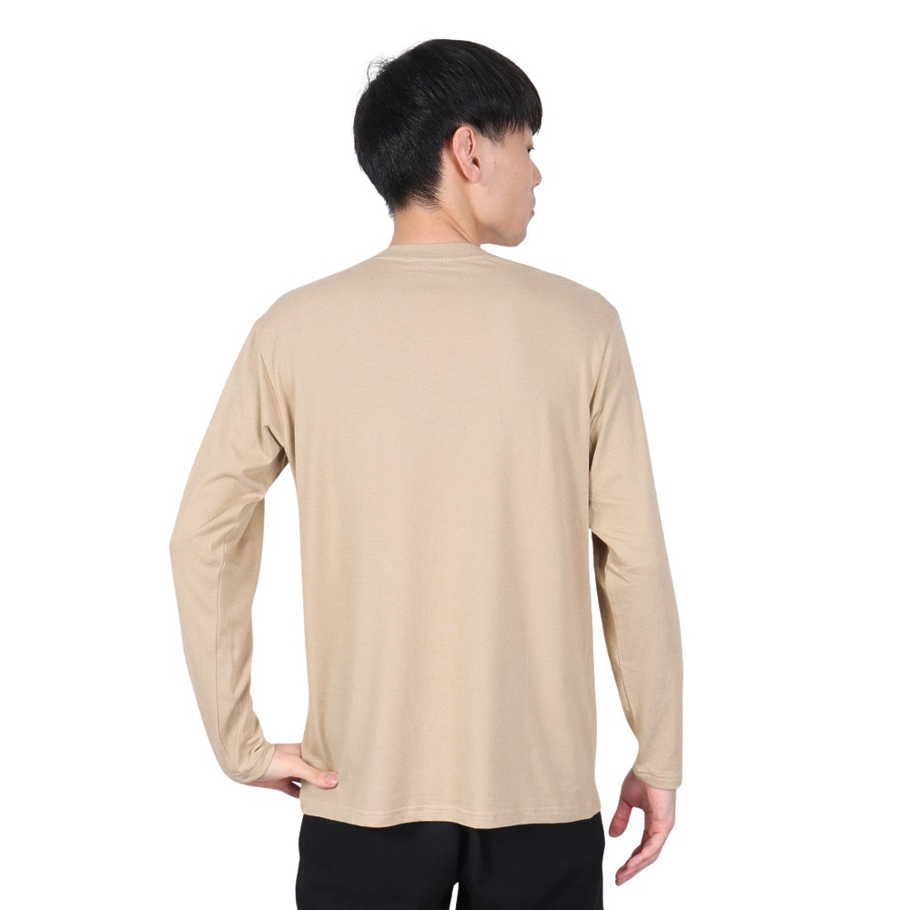 オンヨネ（ONYONE）（メンズ）長袖Tシャツ ロンT YADAKAINO 防虫 ロングスリーブ ロゴTシャツ BIJ94101PB 186 ベージュ