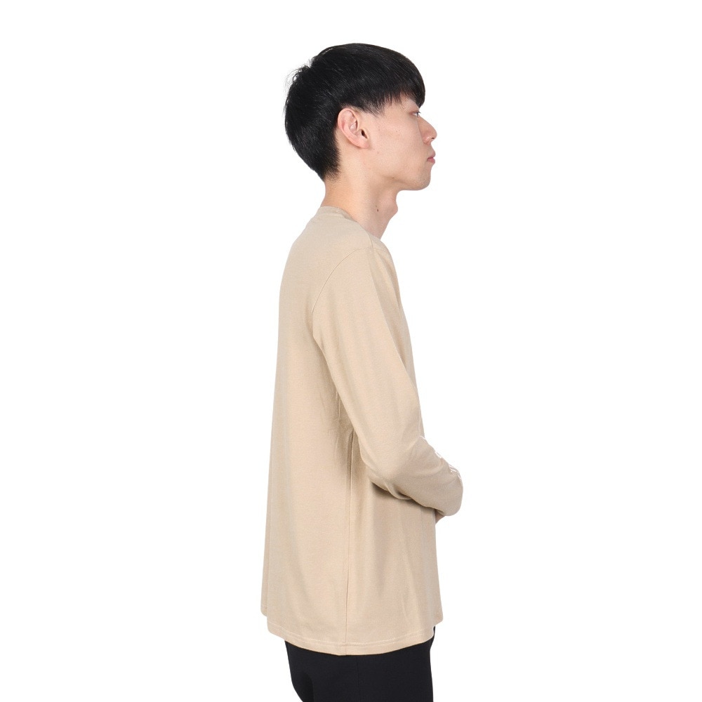 オンヨネ（ONYONE）（メンズ）長袖Tシャツ ロンT YADAKAINO 防虫 ロングスリーブ ロゴTシャツ BIJ94101PB 186 ベージュ