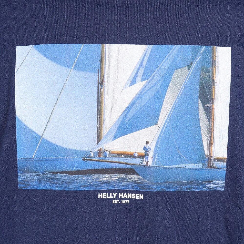 ヘリーハンセン（HELLY HANSEN）（メンズ）UV カット 速乾 ロングスリーブオーシャングラフィックTシャツ HH32467 ON