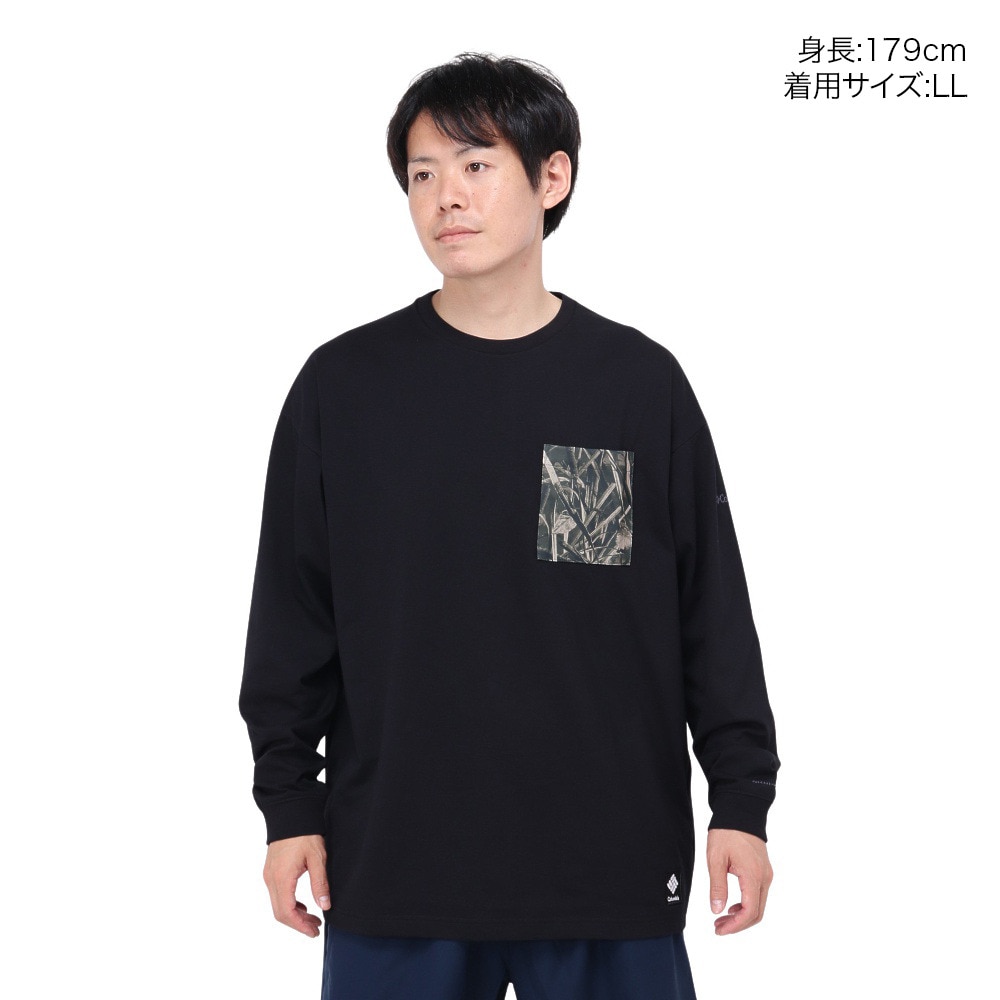コロンビア（Columbia）（メンズ）ロンT Harbor to Valley ポケット付き長袖Tシャツ PM0455 010