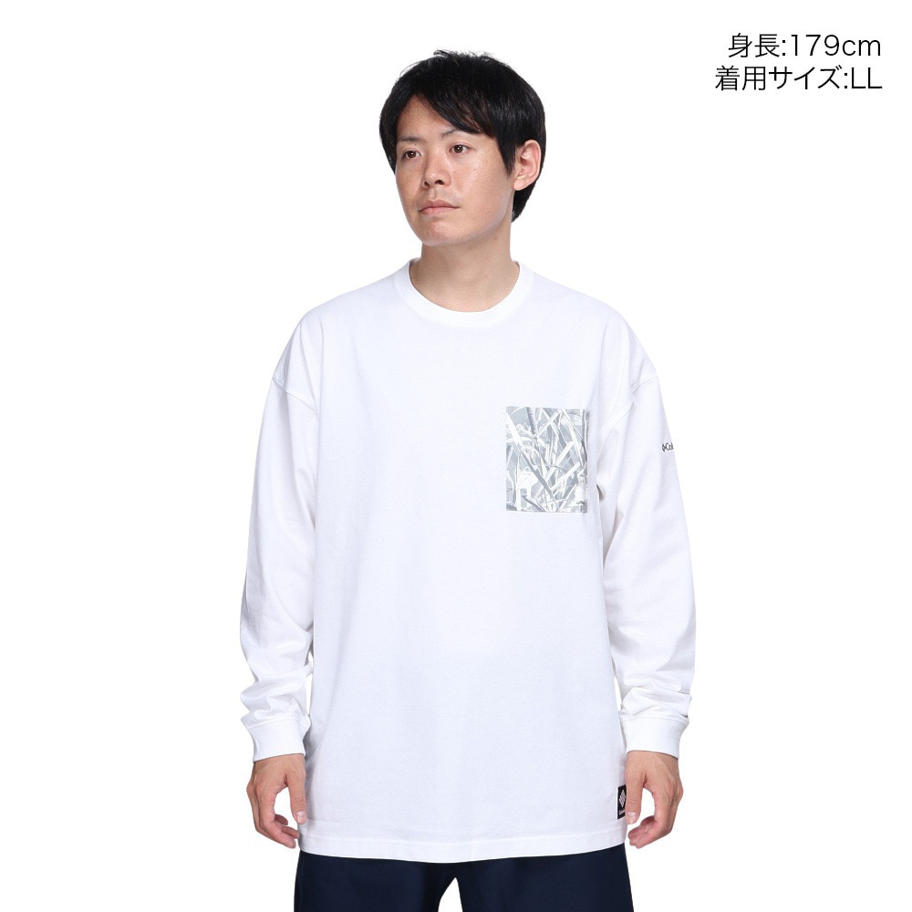 コロンビア（Columbia）（メンズ）ロンT Harbor to Valley ポケット付き長袖Tシャツ PM0455 100