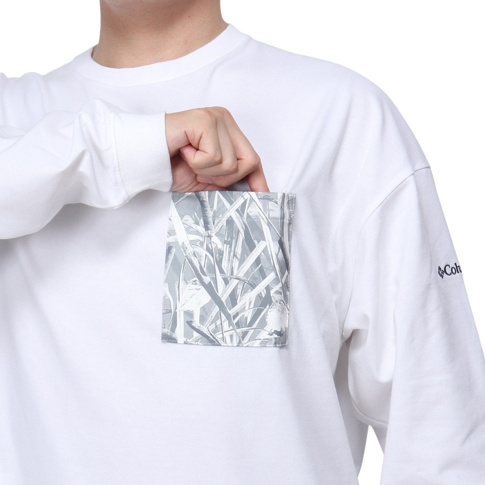 コロンビア（Columbia）（メンズ）ロンT Harbor to Valley ポケット付き長袖Tシャツ PM0455 100