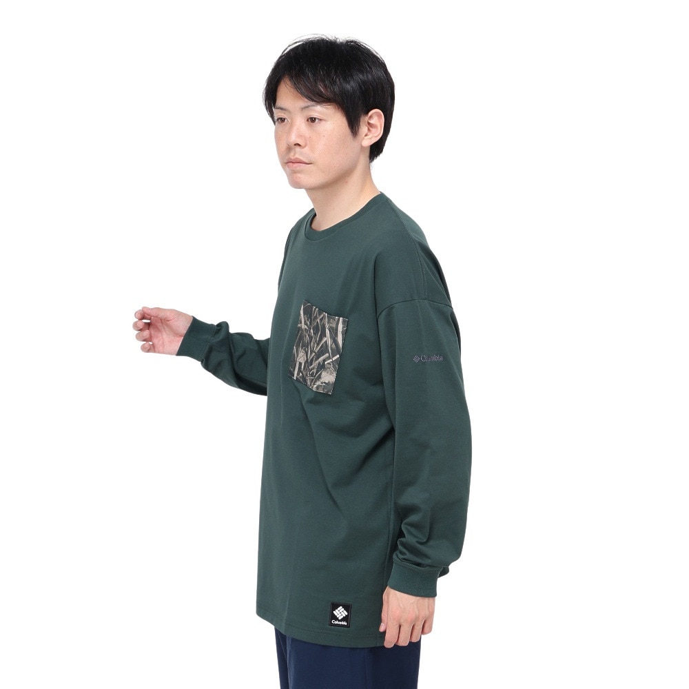 コロンビア（Columbia）（メンズ）ロンT Harbor to Valley ポケット付き長袖Tシャツ PM0455 370