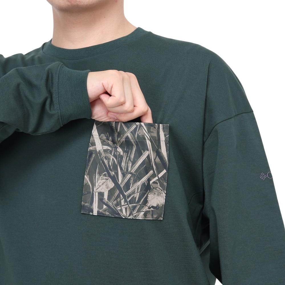コロンビア（Columbia）（メンズ）ロンT Harbor to Valley ポケット付き長袖Tシャツ PM0455 370