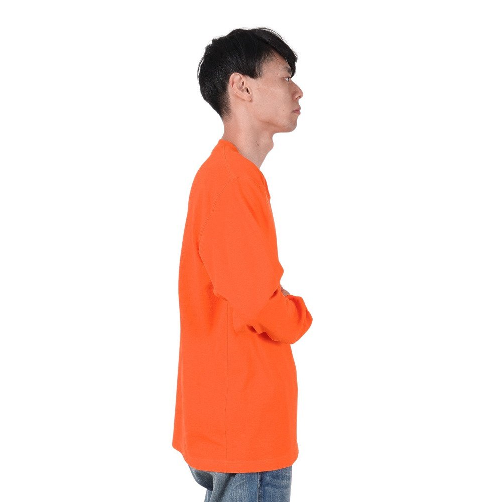 ザ・ノース・フェイス（THE NORTH FACE）（メンズ、レディース）UVケア 長袖Tシャツ ロンT ロングスリーブ ネバーストップ アイエヌジーTシャツ NT32405 TO オレンジ