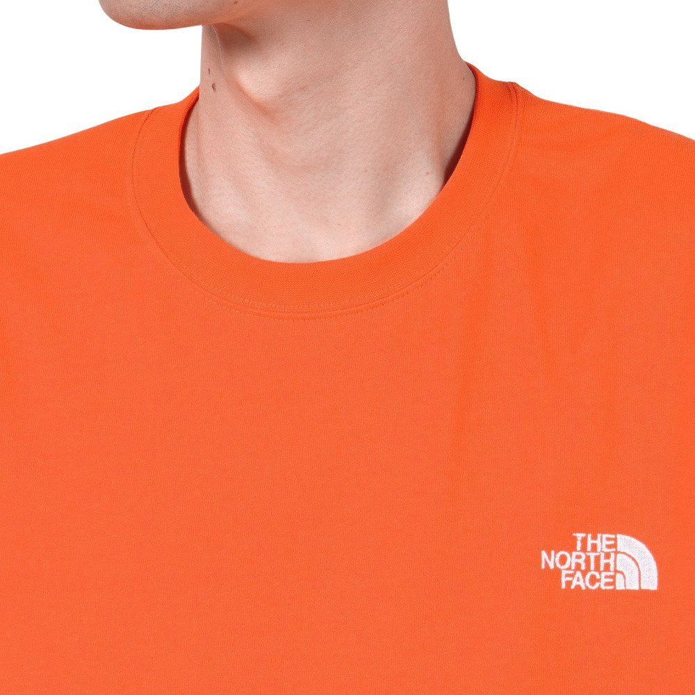 ザ・ノース・フェイス（THE NORTH FACE）（メンズ、レディース）UVケア 長袖Tシャツ ロンT ロングスリーブ ネバーストップ アイエヌジーTシャツ NT32405 TO オレンジ