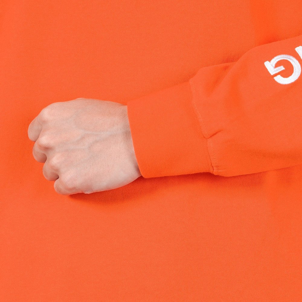 ザ・ノース・フェイス（THE NORTH FACE）（メンズ、レディース）UVケア 長袖Tシャツ ロンT ロングスリーブ ネバーストップ アイエヌジーTシャツ NT32405 TO オレンジ
